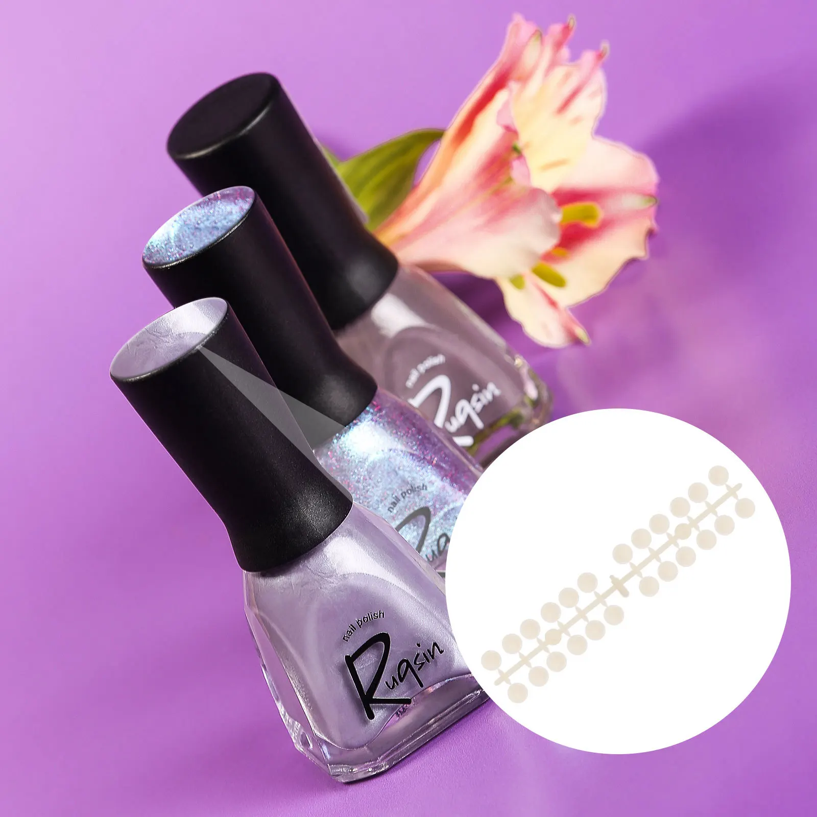 

4 комплекта круглой формы для ногтей, таблица цветов, высокое качество, прочная маникюрная витрина для салонов, студентов, цветная пластина для ногтей «сделай сам»