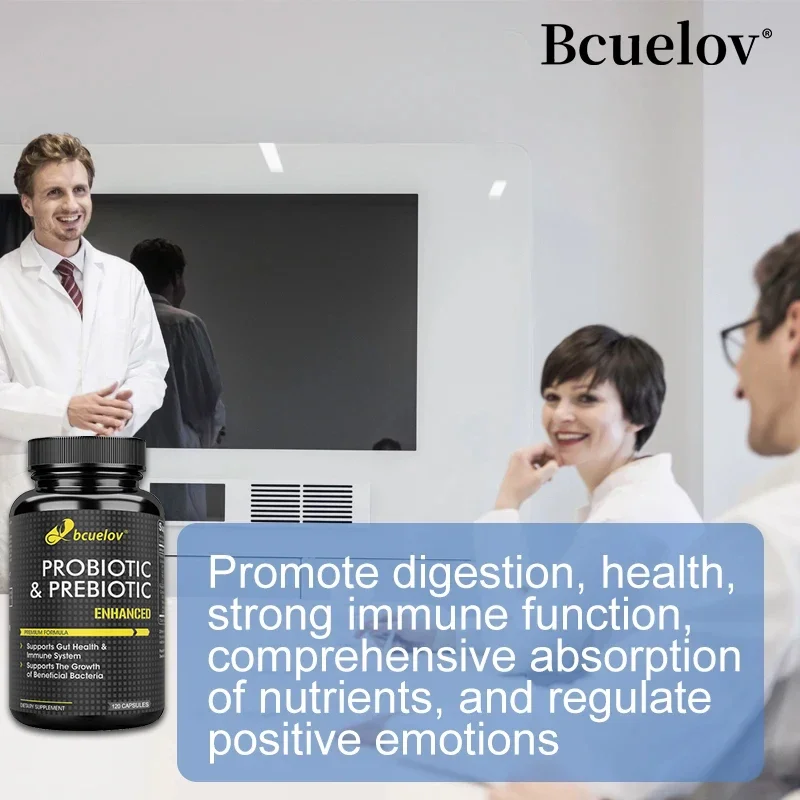 Bio Probiotic Capsules with 440 Million CFU Digestive Enzymes Help Accelerate Gastric Digestion and Immune System Metabolism