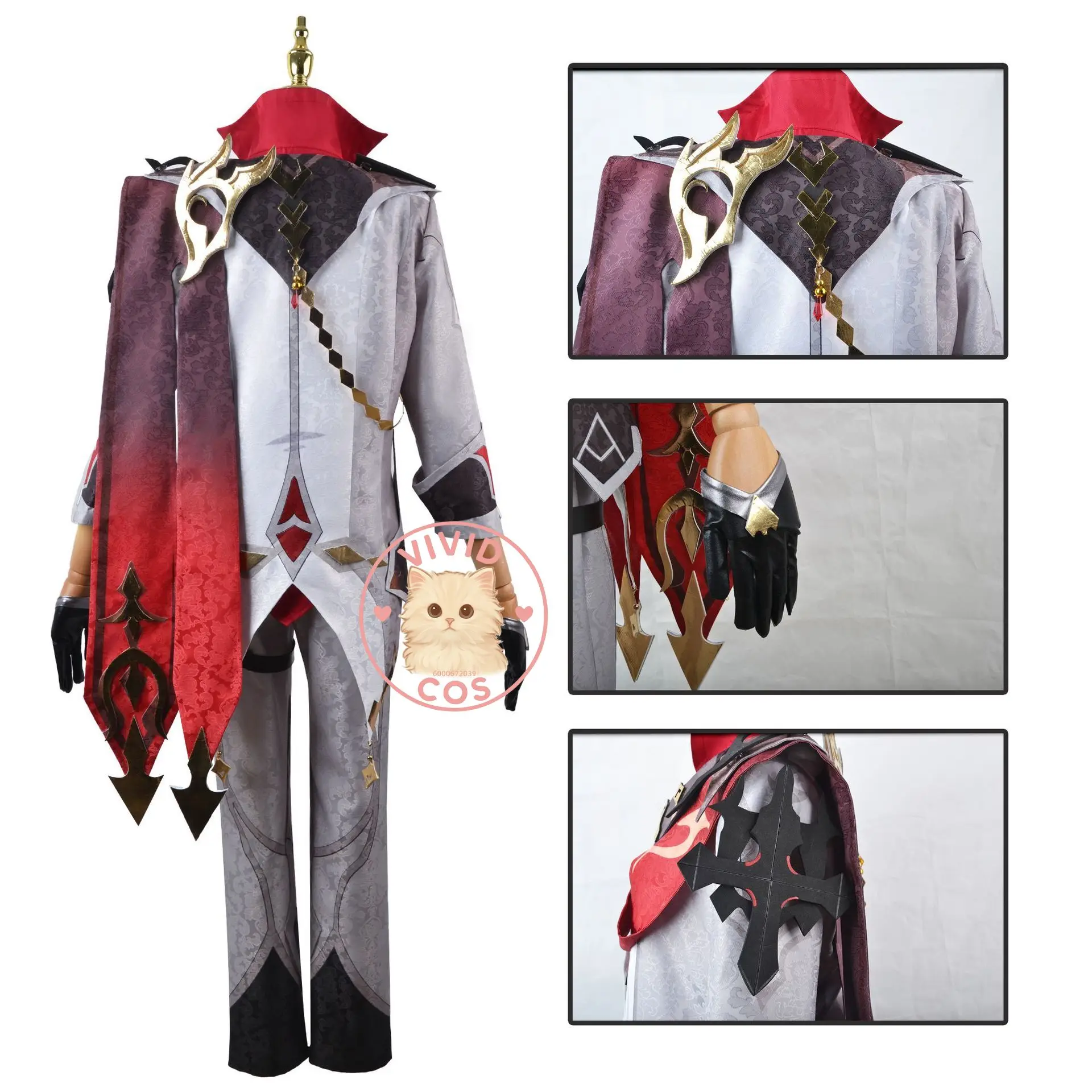 أزياء جينشين إمباكت تشايلد تارتاليا فاتوي هاربينجر التأثيرية في المخزون أشرطة الفخذ السوداء أشرطة الفخذ البنية أنيقة للعب الأدوار