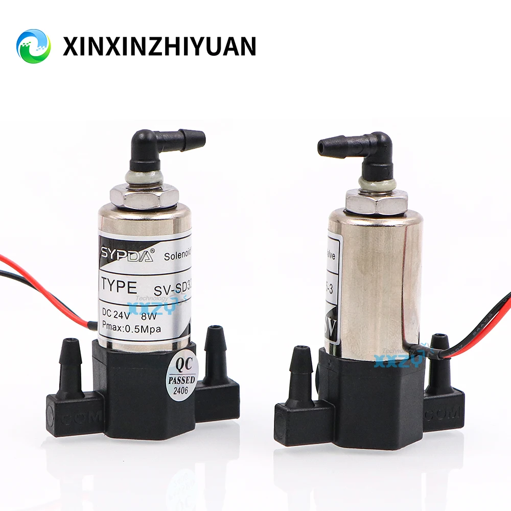 SYPDA 3-Way Solenoid Valve SV-SD325-3 for Gongzheng Inkjet Printer UV Flatbed Machine 24V 8W Magnetic Valve