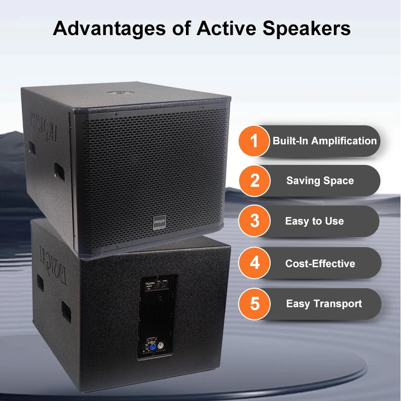 Amplifier Module Active DJ System Speaker Professional Full Set 12 15 18 Inch Bass Subwoofer Professional Active Stage Speakers