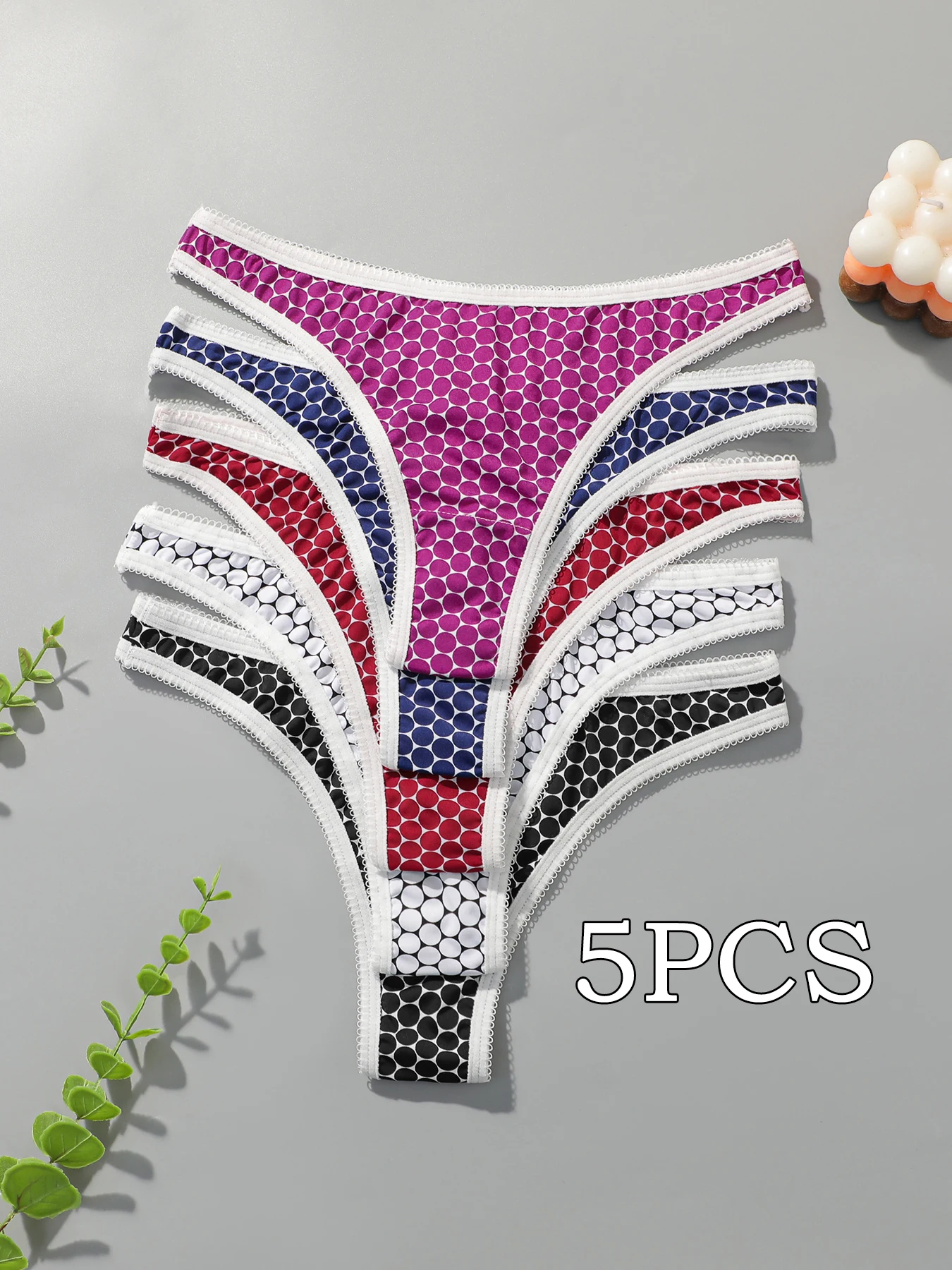 5 pezzi da donna senza cuciture T-back G-String mutandine morbido elasticizzato comfort intimo slip a vita bassa SL Viomisha