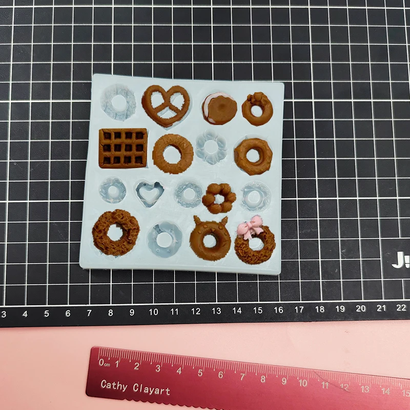 Donut Mold Silicone - Molde de Silicone para Biscoito de