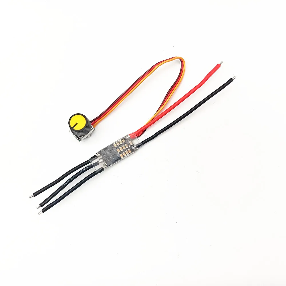 30A Brushless ESC Jet Fan Electronic Speed Controller Motor Driver No Signal Required For DIY Jetfan Tester