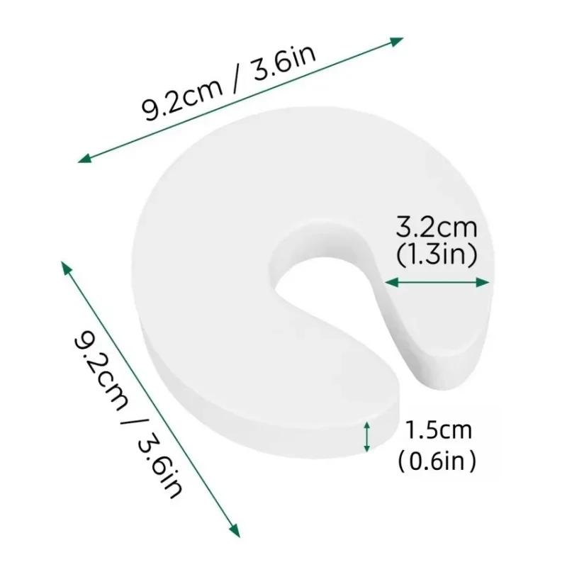 6Pcs Baby Safety Door Stopper Newborn Furniture Protector Anti-pinch Hand Child Lock Finger Pinch Guard Proof Door Slam Stopper image 5
