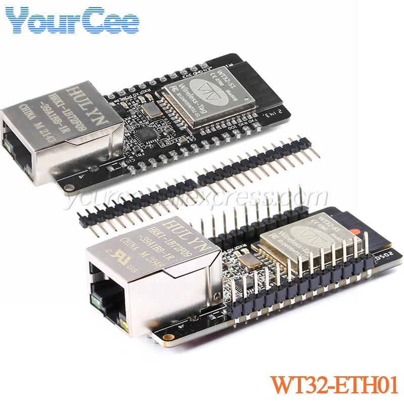 WT32-ETH01 Embedded Serial Port Networking Ble Wifi Wireless Combo Gateway Board Module WT32 ETH01 wt32 eth01