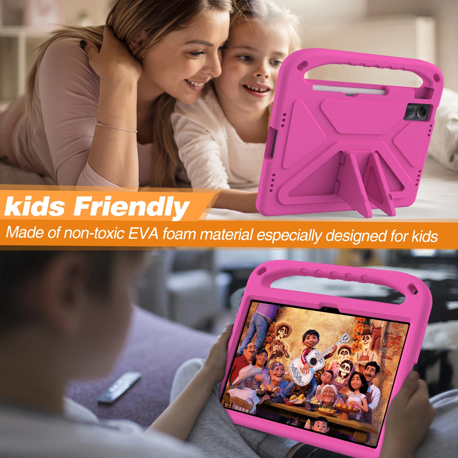 EVA Case For Xiaomi Redmi Pad SE 11 2023 Pad 6 6Pro Shockproof Full Body Protect Stand Cover for Pad 5 5Pro 4 Plus Kids Handle