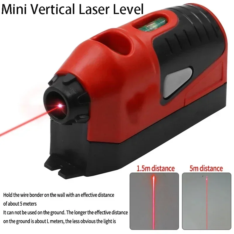 Mini Laser Level Vertical Horizontal Laser Line Projection Measuring Tool Vertical Spirit Level Tool Ground Deco Daylighte Laser