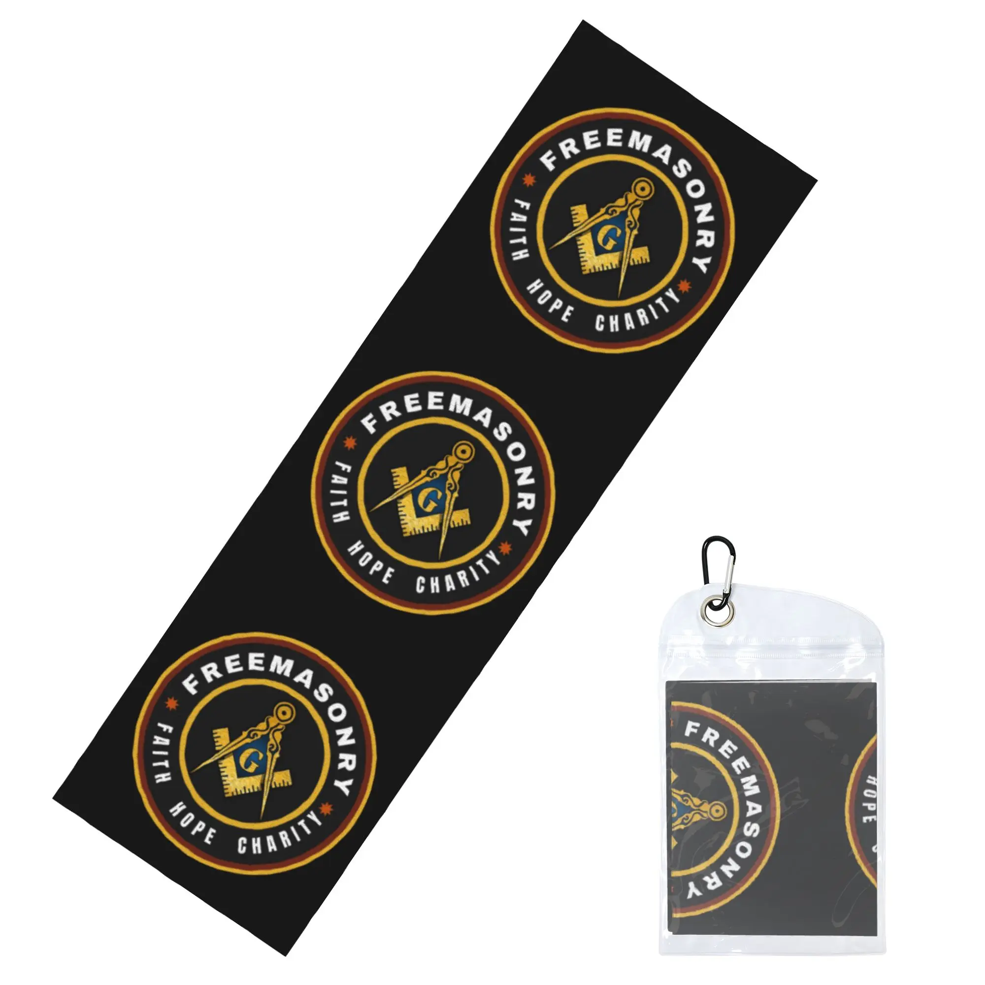 Freemasonry Symbol Towel Quick Dry Masonic Super Soft For Training Towels