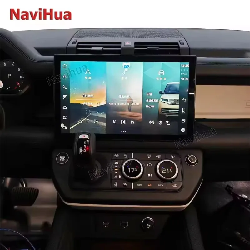 

Android 13 для Land Rover Defender L663 сенсорный экран автомобильный мультимедийный плеер Carplay GPS радио 4G/8G навигация 13,3 ''1920*720