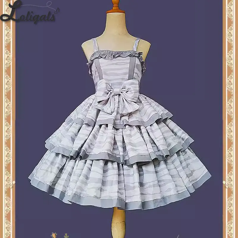 Sweet Tiered Lolita Dress Sleeveless Short Prom Party Dress ~ Toy Kitten by Infanta