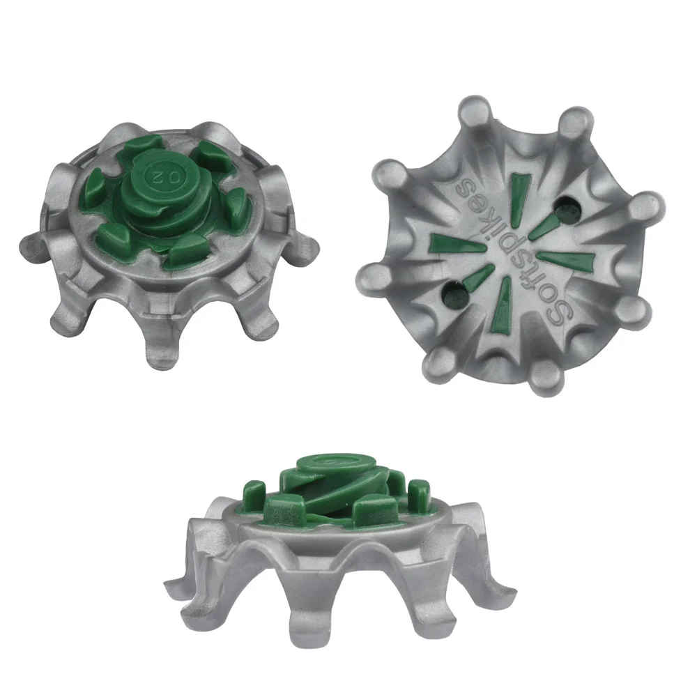 Substituição Sapato De Golfe Spikes, Pregos De Substituição, Soft Grampo Rápido, Metal Cinza, Preto Golf Aids Training para Footjoy Sapatos, Novo Pacote