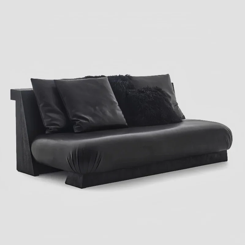 

Solid wood fabric sofa medieval single leisure B & B reception sofa