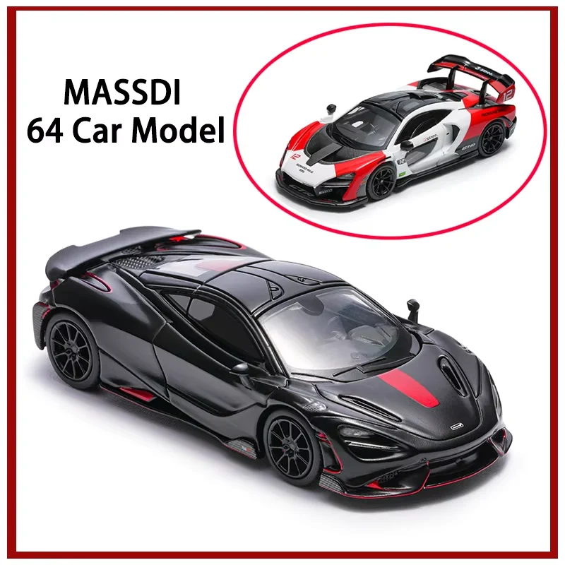 先行販売-massdi-1-64-スケール-765-セナ合金車モデルおもちゃギフトコレクション大人のお土産装飾静的ディスプレイ
