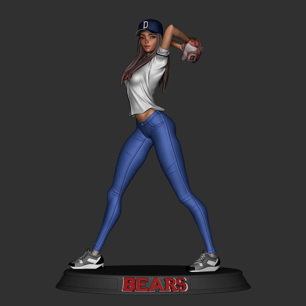 

Sexy Baseball Girl Resin Model Kit 3d Printing Doll 1/24 Unassembled Resin Figure Statue Kits Unpainted Toy Gk Play Set