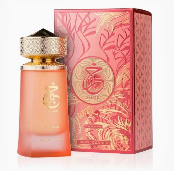 

Paris Corner Khair Eau de Toilette 100ml, with its unique design and exquisite fragrance, is the perfect choice for you