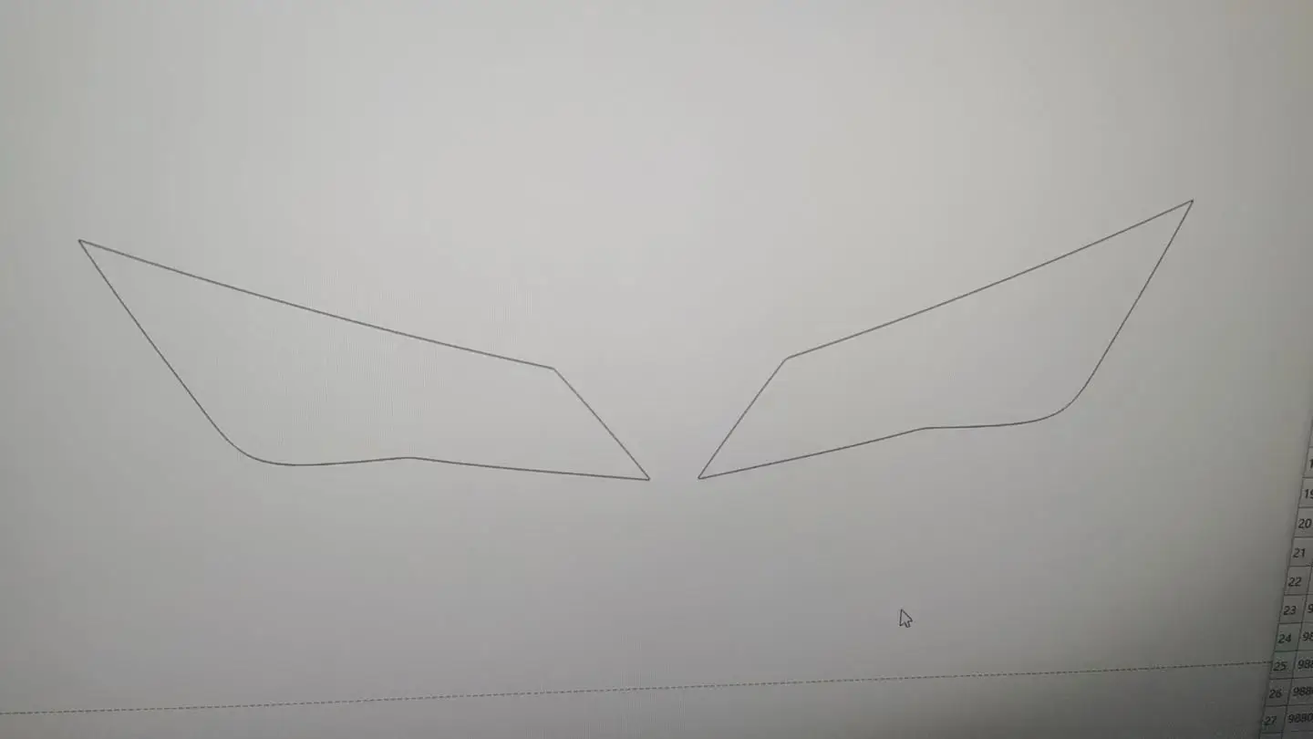 

headlight film for seat leon 2015 r transparent anti-scratch protection