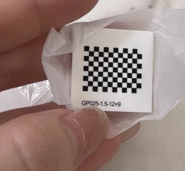 

Калибровочная пластина для камеры, шахматная доска из глинозема, диффузное отражение, небликовый, 12*9, квадратная визуальная оптическая калибровка GP