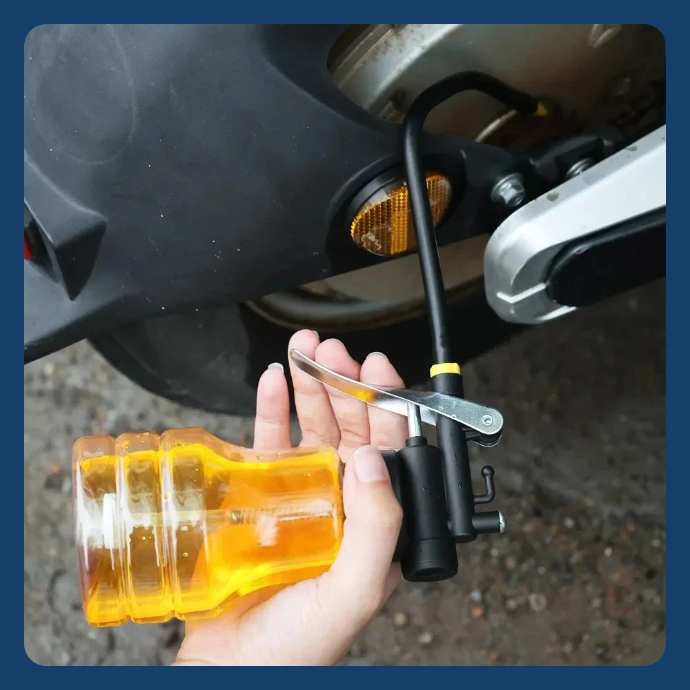 جديد 250 مللي علبة زيت شفافة مزيتة زيت التشحيم آلة بلاستيكية مضخة ارتفاع ضغط مضخة مزيتة الشحوم بندقية