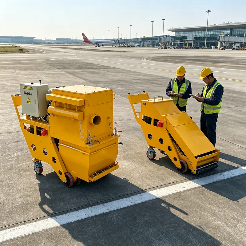Système de sablage électrique portable professionnel - Machine intégrée de nettoyage du béton sans poussière et de suppression des marquages routiers