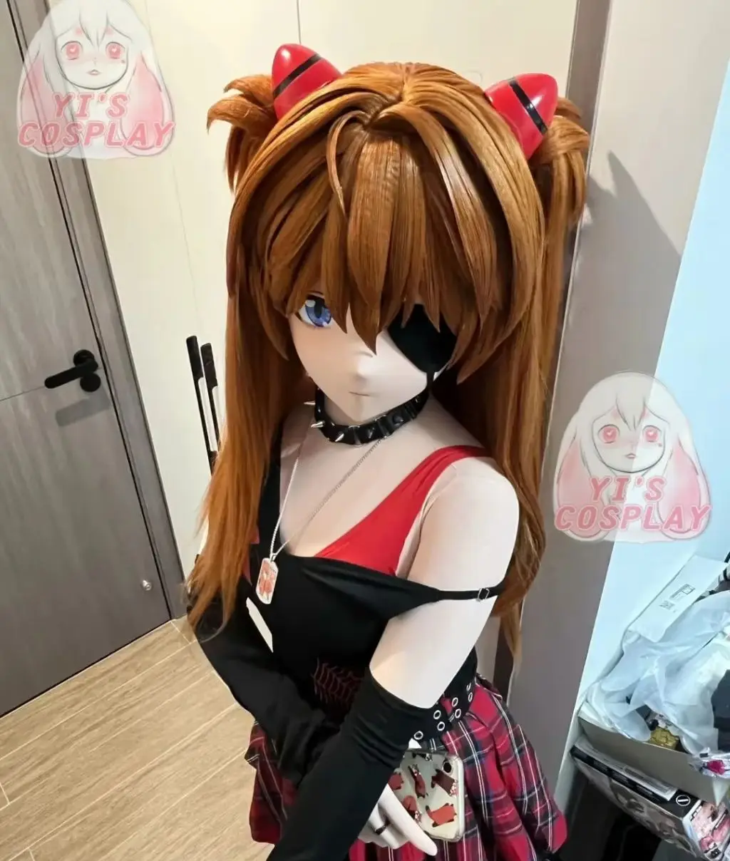 

Yis cosplay Custom Furry head Kigurumi OC Head Cosplay Kemono Fursuit Handmade Headsets Beast Customized Fursuit Kemono Head