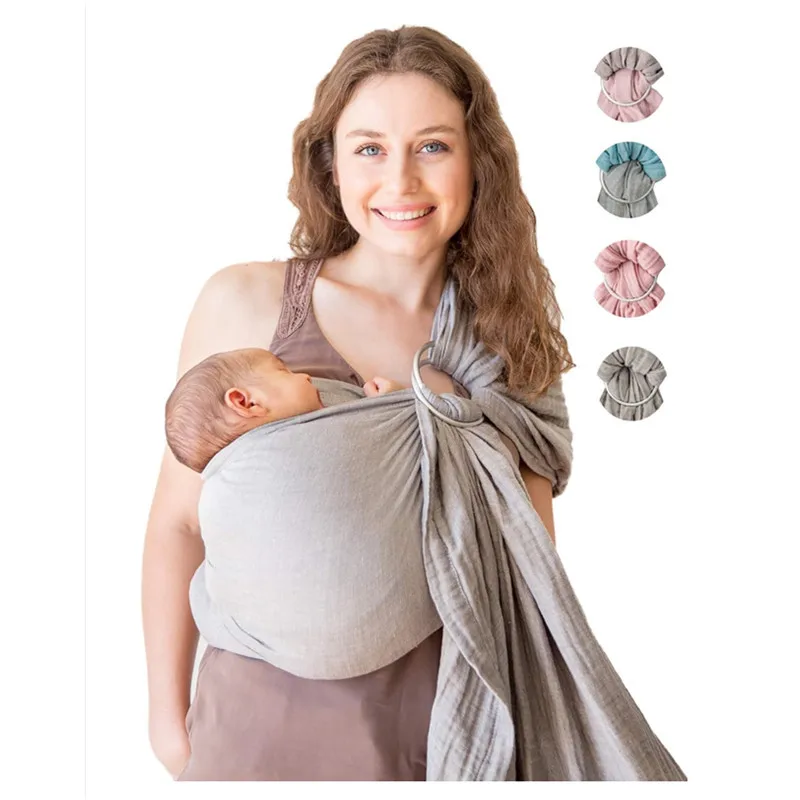 Double Ring Baby Sling Wrap – Ideal for Newborns & Toddlers | Supportive, Adjustable, Machine Washable