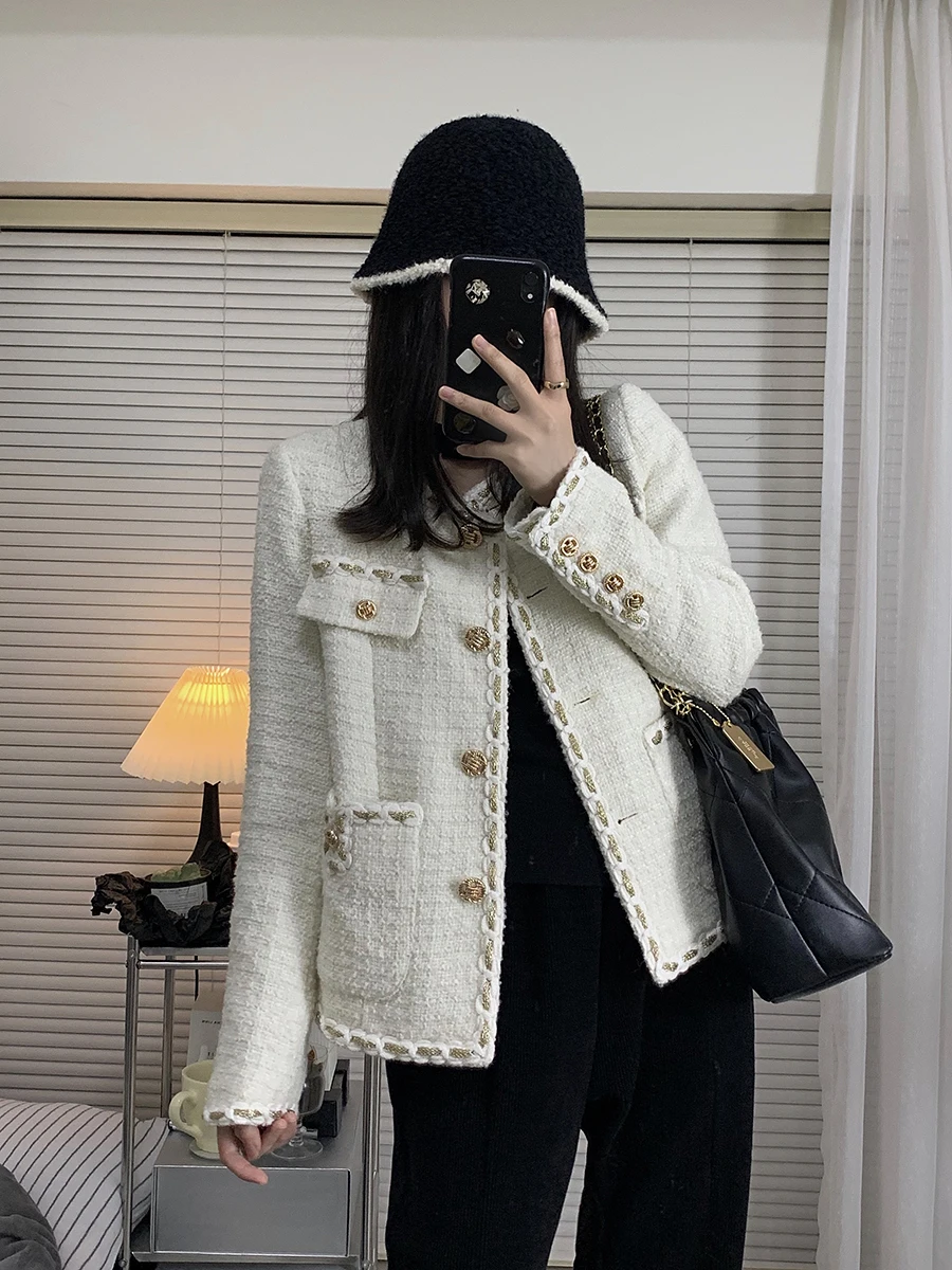 

Женское шерстяное пальто Ruu Home, весна-осень, маленький размер, утепленное, мягкое, уютное, однотонное, для повседневной носки