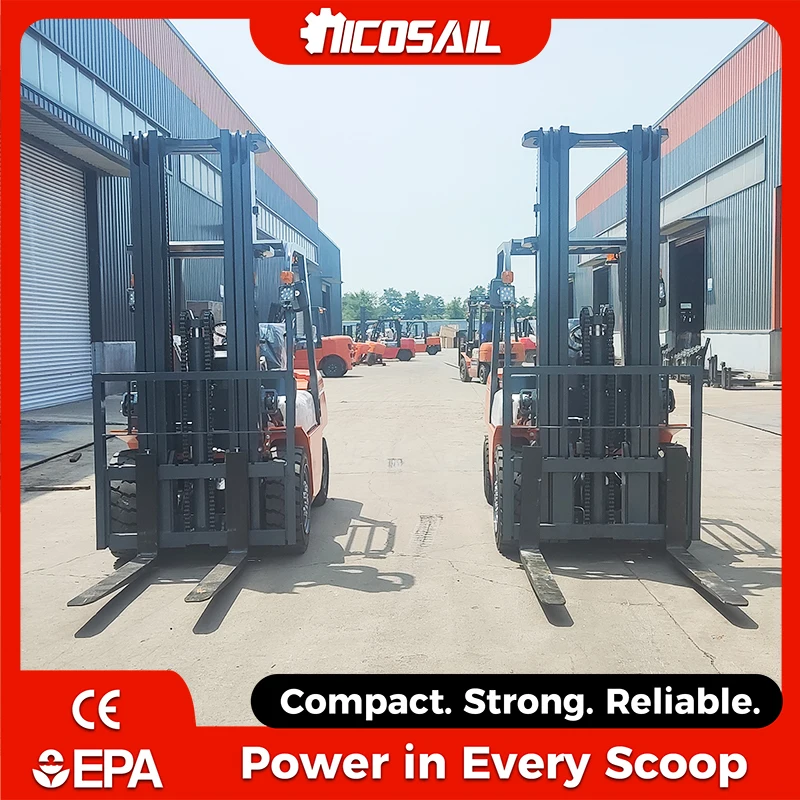 Nicosail Custom OEM 3T Diesel Forklift Safety Design Industrial Material Handler