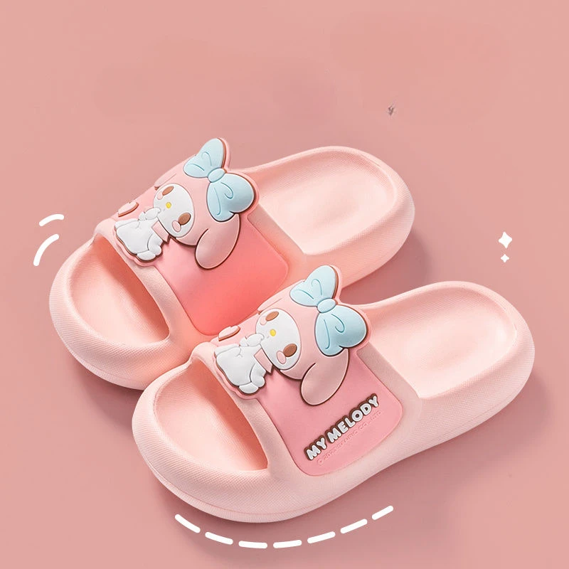 Cartoon Sanrio Cinnamoroll My Melody Cinnamoroll cute kawaii slippers for bathing soft-soled non-slip cartoon character slippers