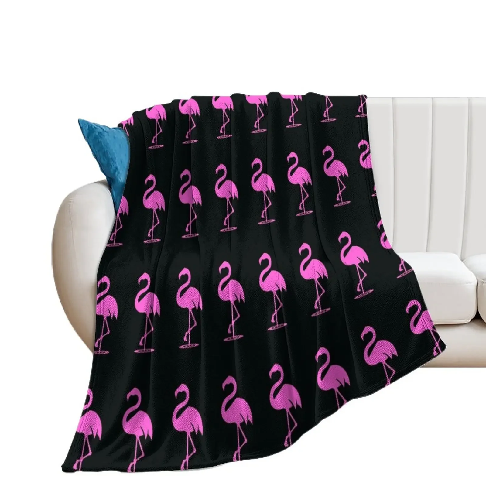 Pink Flamingo Outfit Pattern Throw Blanket Extra Large Throw Sofa Quilt Blankets