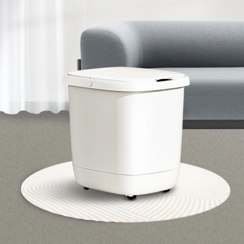 Home Automatic Foot Soaking Bucket Intelligent Thermostatic Foot Bath Bucket Heated Foot Wash Basin High and Deep Bucket Design