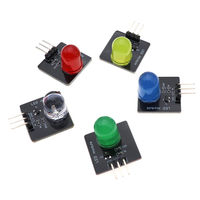 DC 3.3v-5v 10mm Light-emitting Module Led Sensor LED Indicator Light-emitting Tube Module For Arduino Red Blue Green White Light