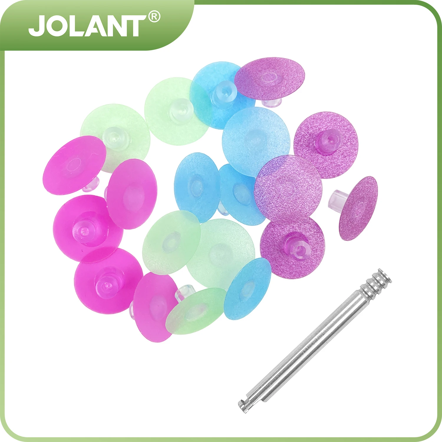 

40pcs/Box JOLANT Dental Polishing Discs Kit Dental Resin Polishing Discs Set Finishing System Dentistry Instrument Tools