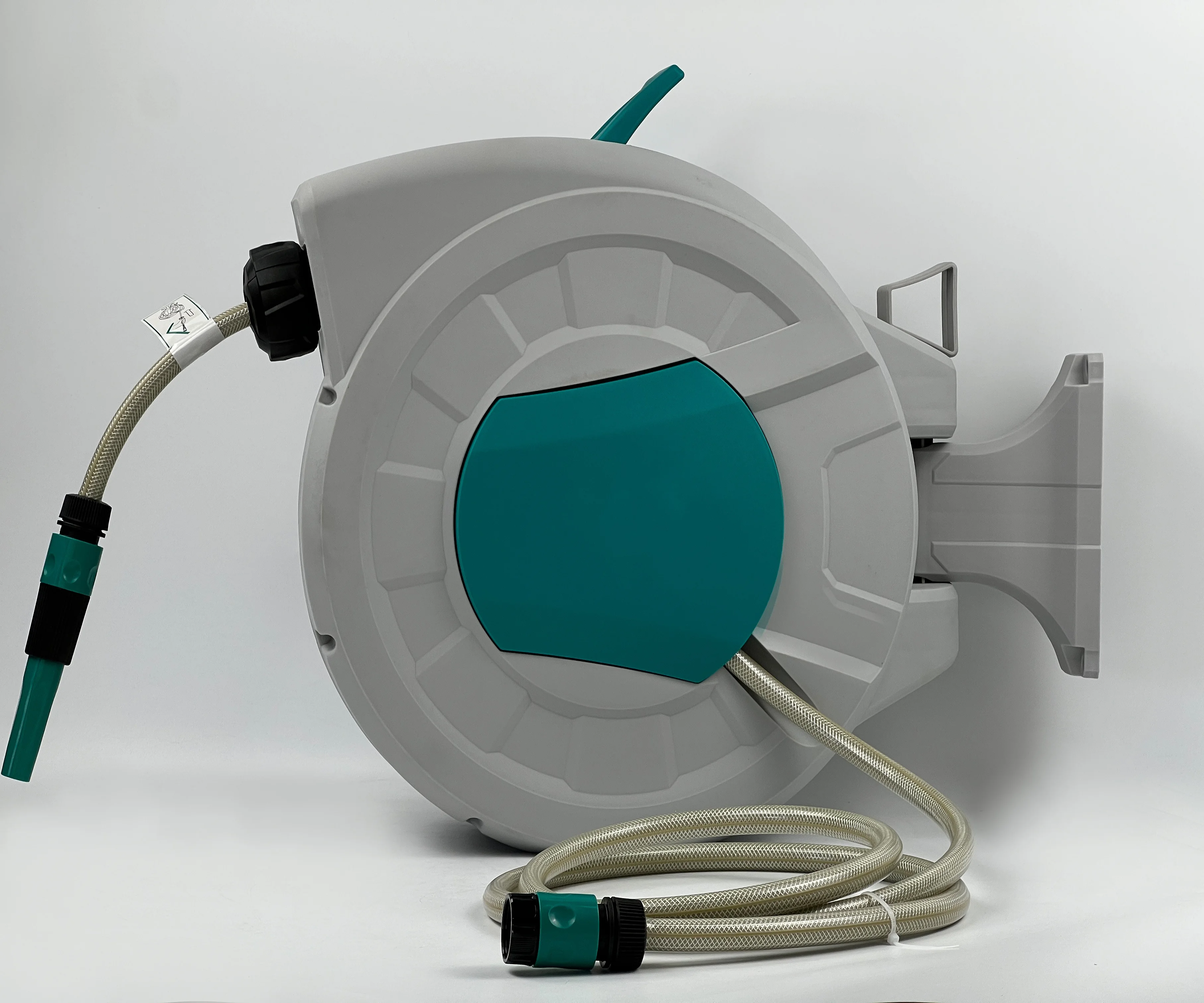 25M Auto Wall Mounted Automatic Retractable Water Garden Hose Pipe Reel with 10 Pattern Nozzle