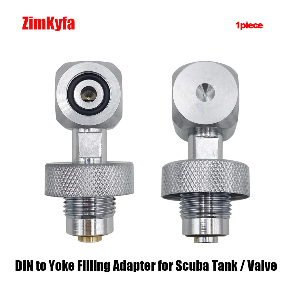 Scuba Diving DIN To Standard Yoke Filling Adapter For Scuba Tank / Valve 1pcs