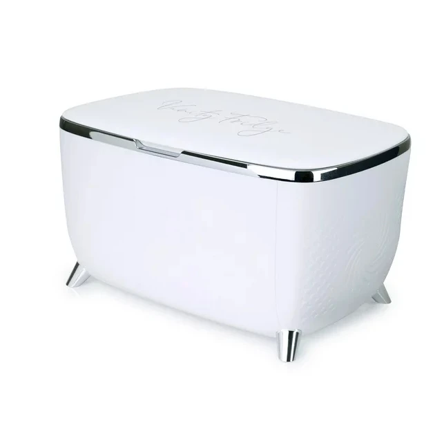 6L Cosmetics Skin Care Vanity Mini Refrigerator, White