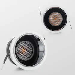 Minimalist narrow side and ultra-thin mini spotlights with anti glare soft lighting COB tube lights
