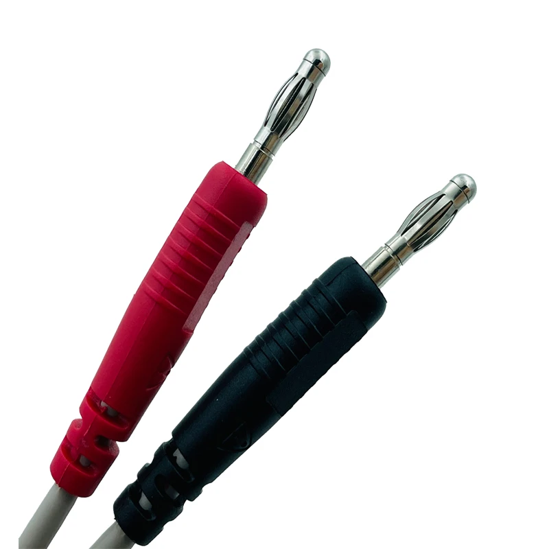 Kelvin Test Lcr Blei-Bodenwiderstand 4-Draht 4 mm Laternenstecker Entenschnabel-Clip Orichalum-Beschichtung Kelvin-Sonden – Detail 8