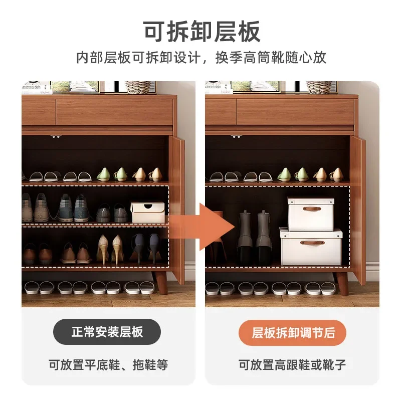 Storage Ritating Shoe Cabinets Vertical Organizer Space Saving Simple Shoe Rack Dorm Hall Meuble A Chaussure Luxury Furniture