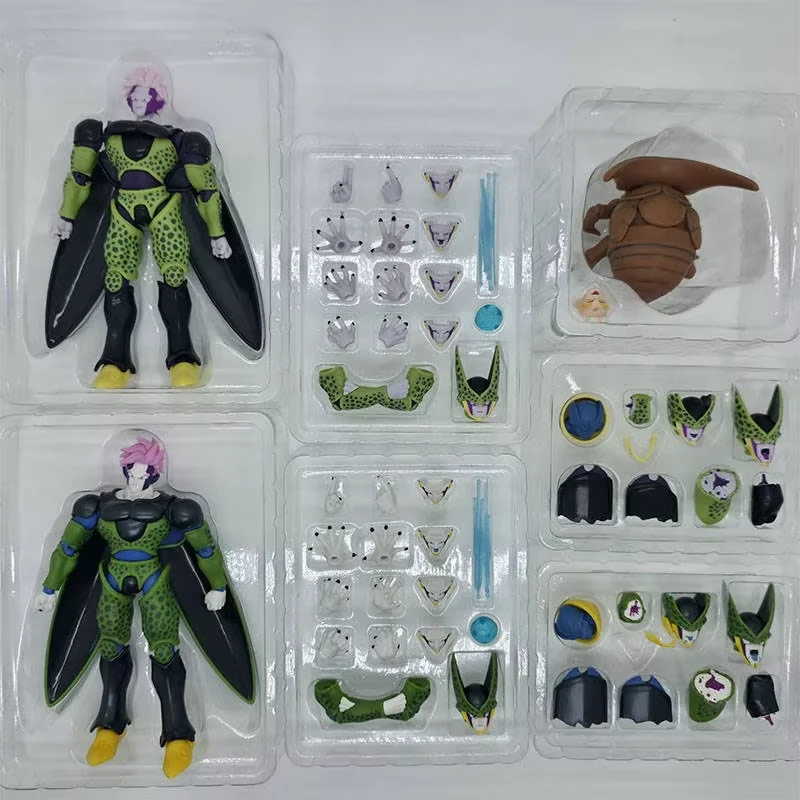 New KW Studio Cell Figure Dragon Ball Cell Masked Perfext Monster KW006ADX KW006BDX Perfect Cell Anime Action Figures Gifts Toy