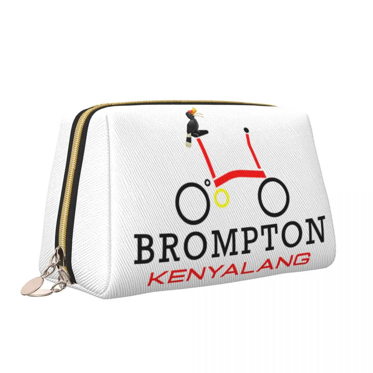 Bromptons borsa cosmetica con Logo bici pieghevole borsa per cosmetici moda donna custodia per trucco di grande capacità borse da toilette per la