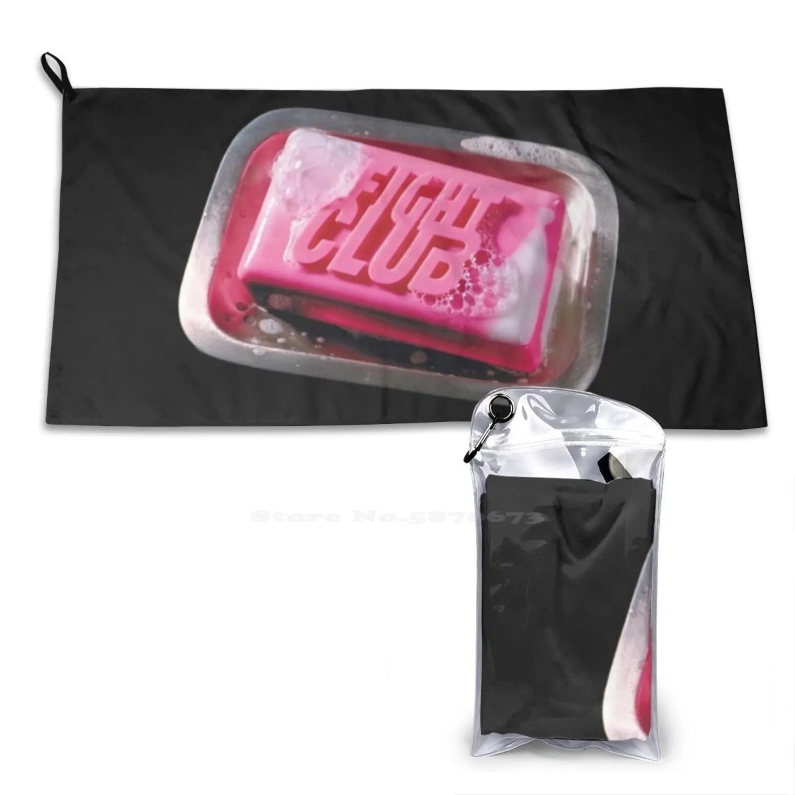 Fight Club Quick Dry Beach Towel Microfiber Bath Towels You Do Not Talk About Brad Pitt Tyler Durden Edward David Fincher