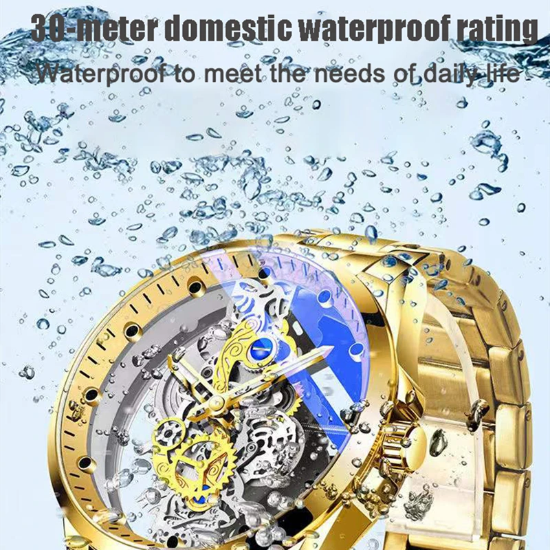 Luxury Men\'s Business Watches Men Silver Stainless Steel Quartz Watch Male Luminous Clock