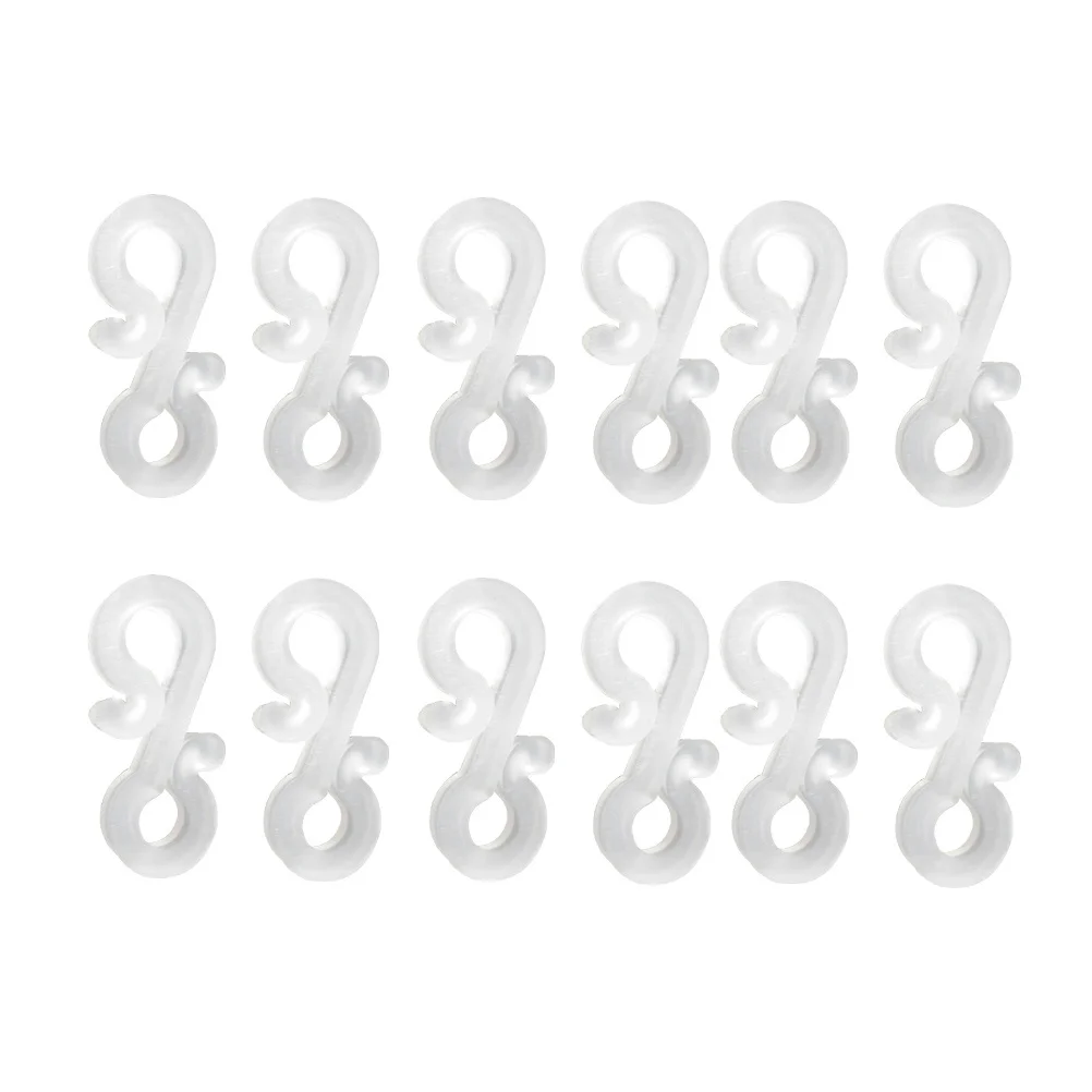 

120Pcs Christmas Lamp Holders String Lights Hooks S Clip Gutter Hooks for Outdoor Hanging Fairy Lights Secure Decorative Light