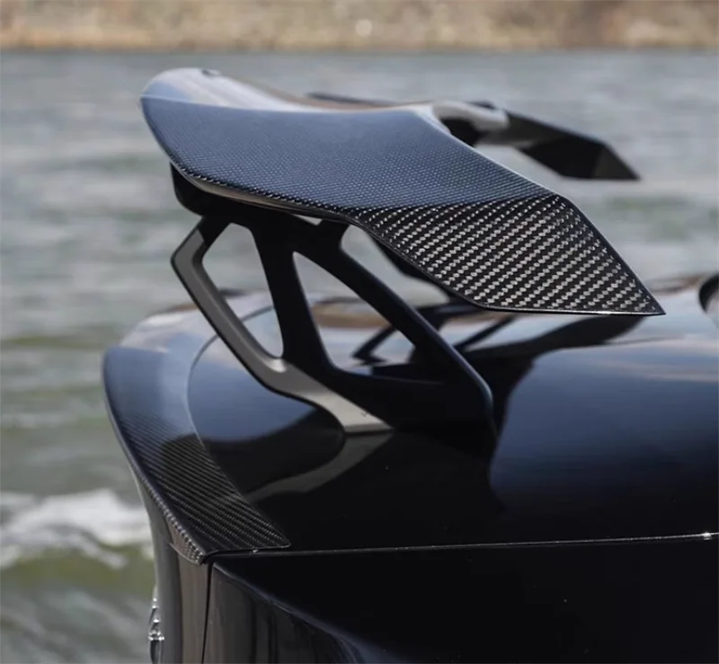 لسيارات BMW M2 M3 M4 M5 طقم سبويلر جناح الذيل من ألياف الكربون الحقيقية