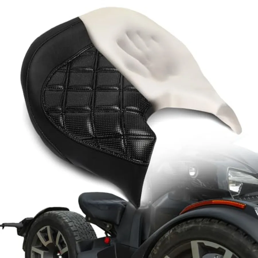 

Rider Driver Seat for Can Am Ryker Black Wide And High Driver Comfort Seat Compatible with Can Am Ryker 600 900 Sport Rally Edi