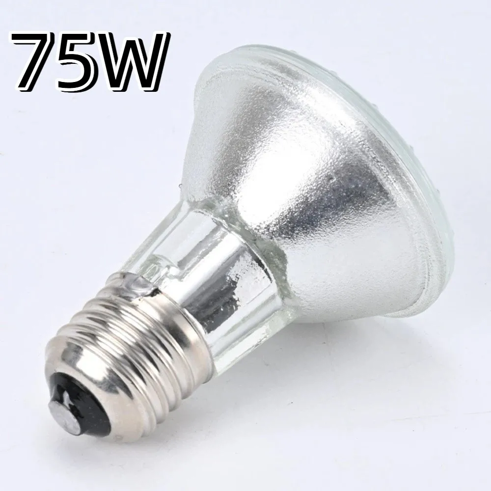 Светодиодная лампа полного спектра для рептилий E27, стеклянная лампа с основанием, нагревательная лампа для домашних животных, 25/50/75/100 Вт, регулируемая лампа для черепахи, змеиный террариум