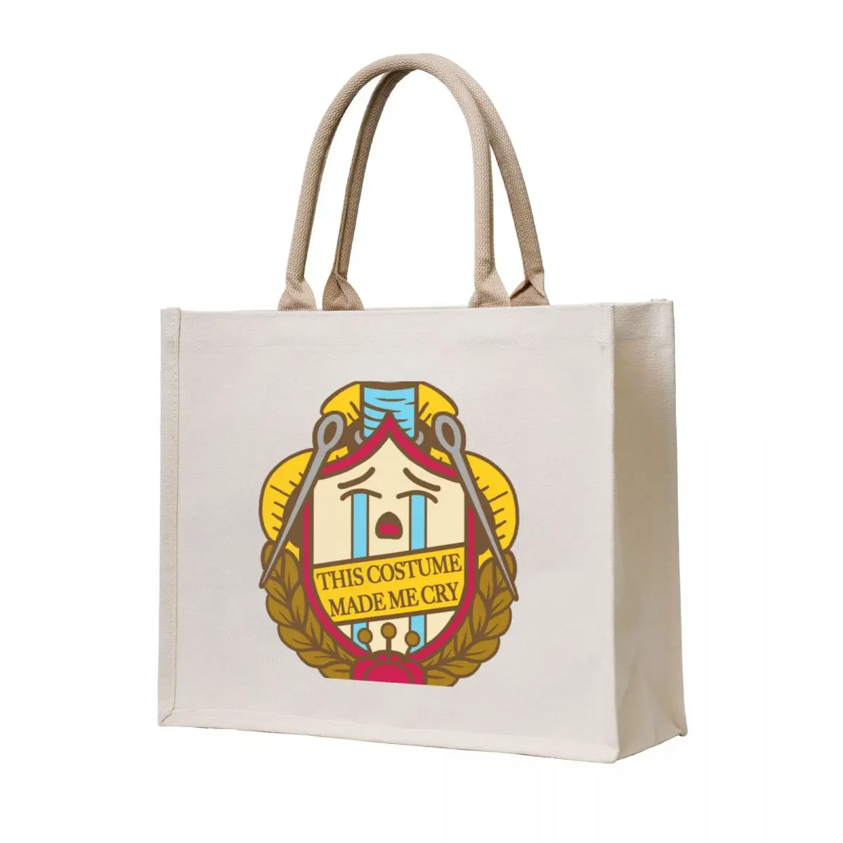 This Costume Made Me Cry Badge of Honor Tote Bag reusable shopping bags custom canvas bag tote bag woman