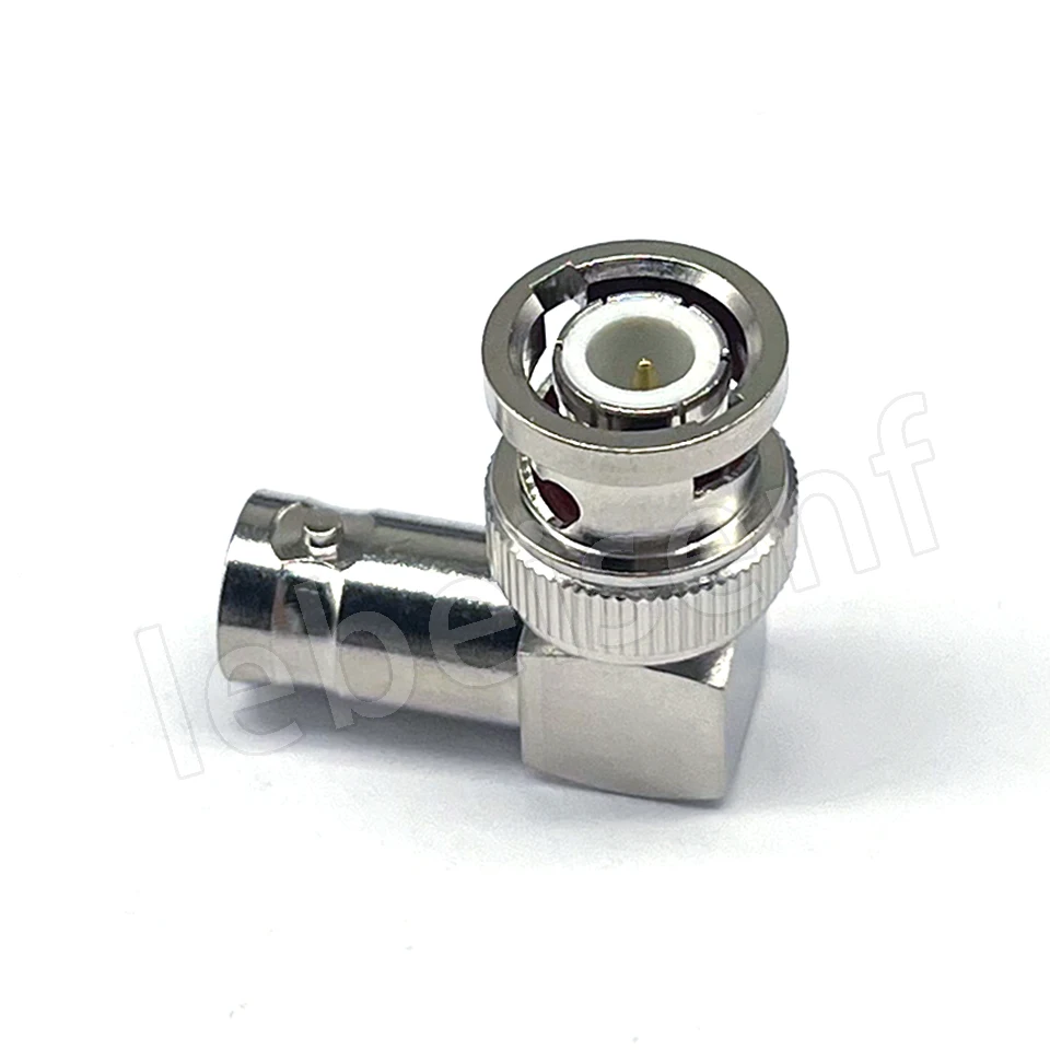 كبير جميع النحاس مطلية بالذهب BNC-JK BNC رئيس الكوع الأنثوي الدوار/محول نوع Q9L/قابس مراقبة الزاوية اليمنى 90 درجة