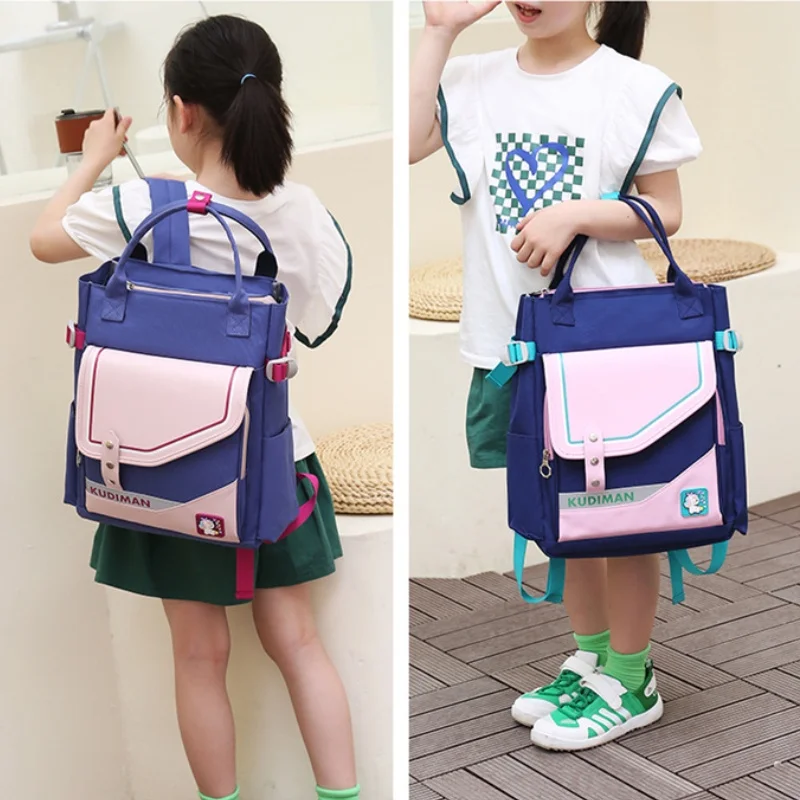 Children Students Cartoon Unicorn Tutorial Bags New Portable Small Schoolbag for Girl Boy British Style Storage Bag Kids Handbag